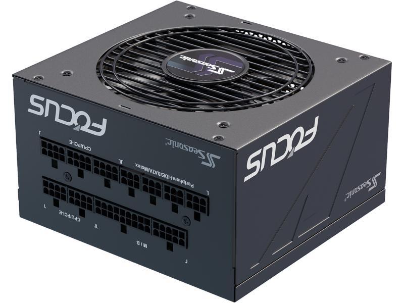 Seasonic FOCUS Plus 750W 80+ Gold ATX12V & EPS12V Full Modular 120mm FDB Fan Compact 140mm Size Power Supply