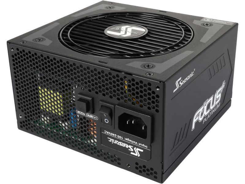 Seasonic FOCUS Plus Series 550W 80+ Platinum ATX12V & EPS12V Full Modular 120mm FDB Fan Size Power Supply