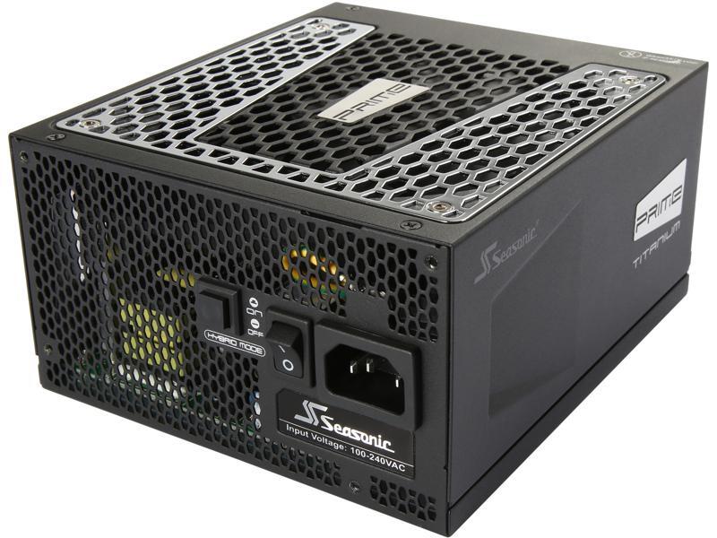 Seasonic PRIME Ultra 650W 80+ Titanium PSU, Full Modular, 135mm FDB Fan w/ Hybrid Fan Control, ATX12V & EPS12V