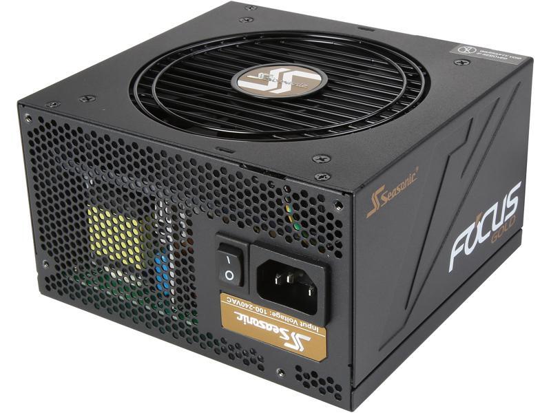 Seasonic FOCUS series SSR-750FM 750W 80 + Gold Power Supply, Semi-Modular, ATX12V/EPS12V, Compact 140 mm Size, 7 yr warranty