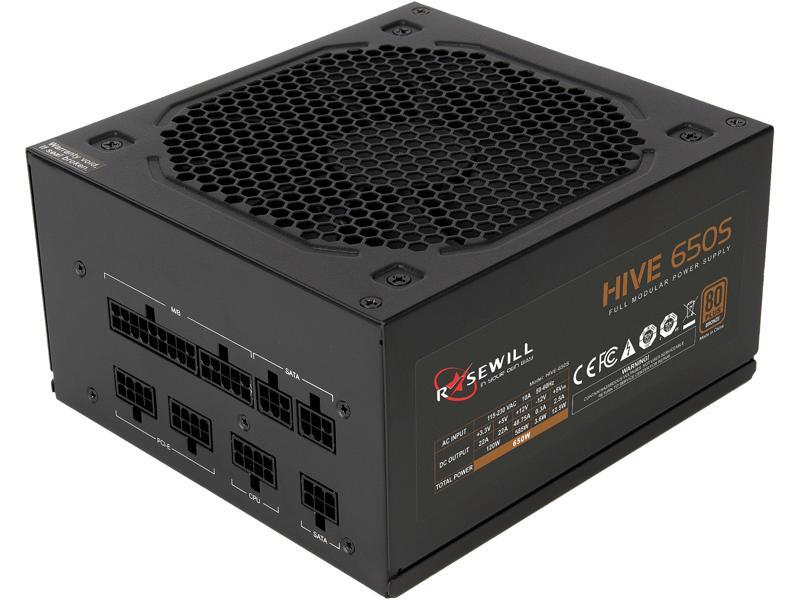 Rosewill Hive 650W Modular, 80 PLUS Bronze Certified, SLI & CrossFire Ready Gaming Power Supply