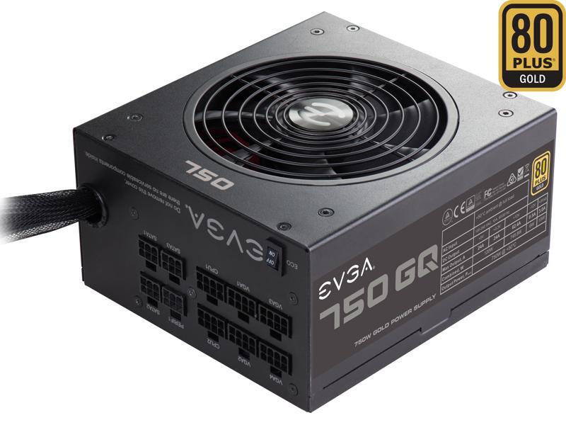 EVGA 750 80+ GOLD 750W Semi Modular EVGA ECO Mode Power Supply