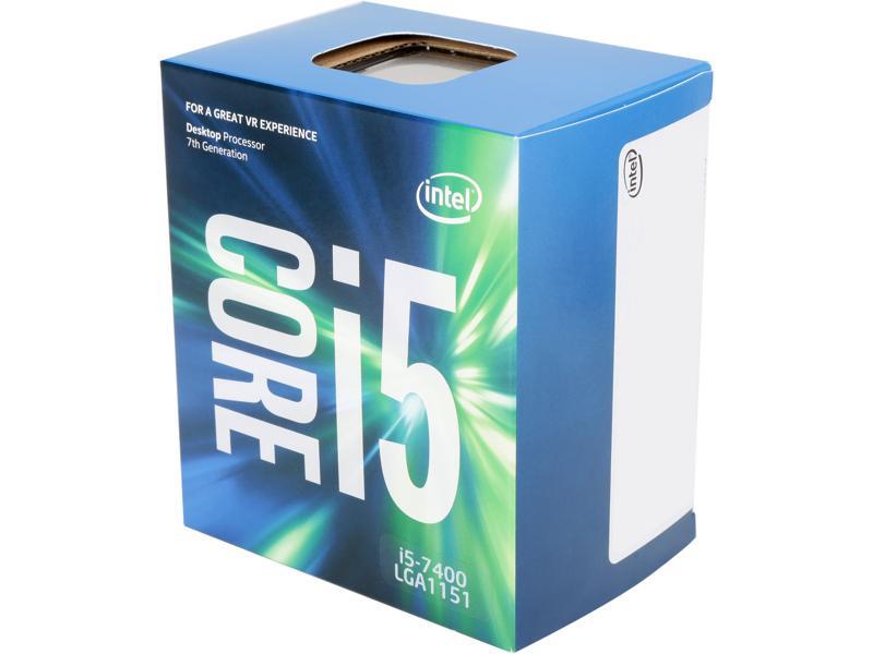 Intel Core i5-7400 Kaby Lake Quad-Core 3.0 GHz LGA 1151 65W Desktop Processor