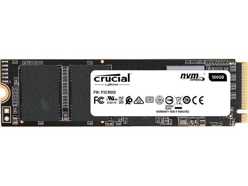 Crucial P1 500GB 3D NAND NVMe PCIe M.2 SSD