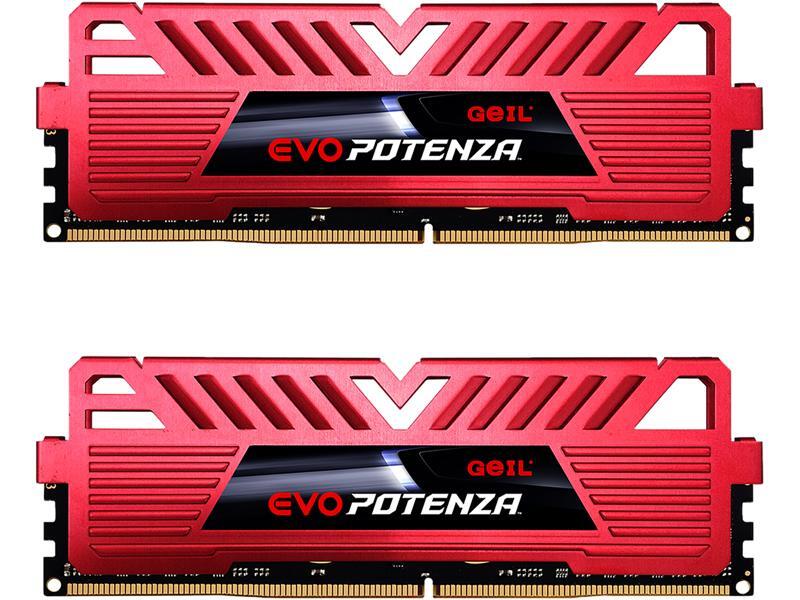 GeIL EVO POTENZA 16GB (2 x 8GB) DDR4 3000 (PC4 24000) Desktop Memory, Model GPR416GB3000C16ADC
