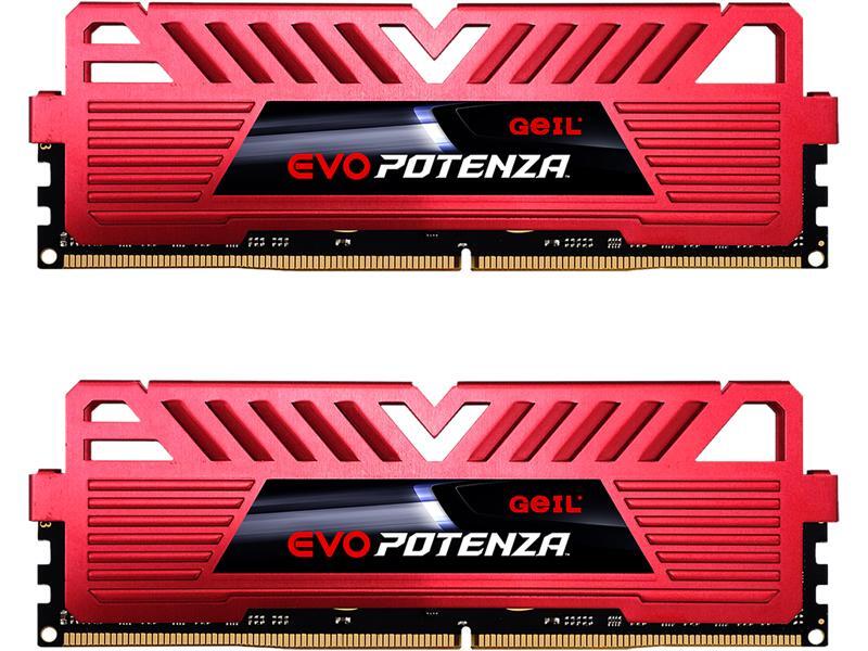GeIL EVO POTENZA AMD 16GB (2 x 8GB) DDR4 3200 (PC4 25600) Desktop Memory, Model GAPR416GB3200C16ADC