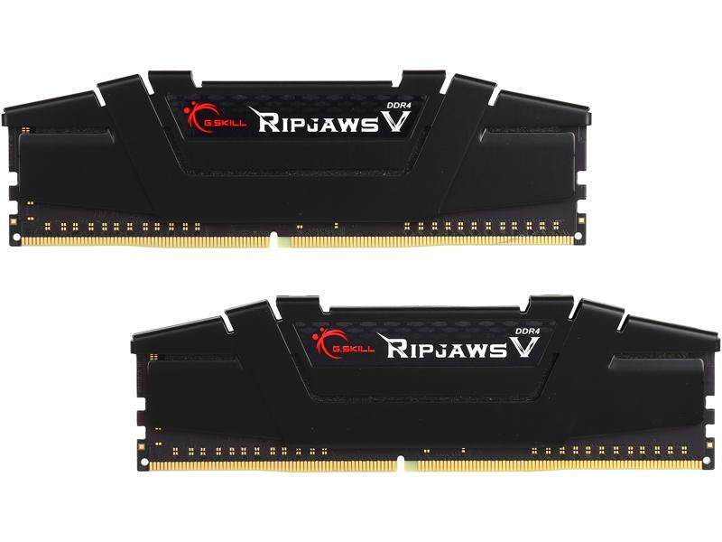 G.SKILL Ripjaws V 16GB (2 x 8GB) 288-Pin SDRAM DDR4 3200 (PC4 25600) Desktop Memory, F4-3200C16D-16GVKB