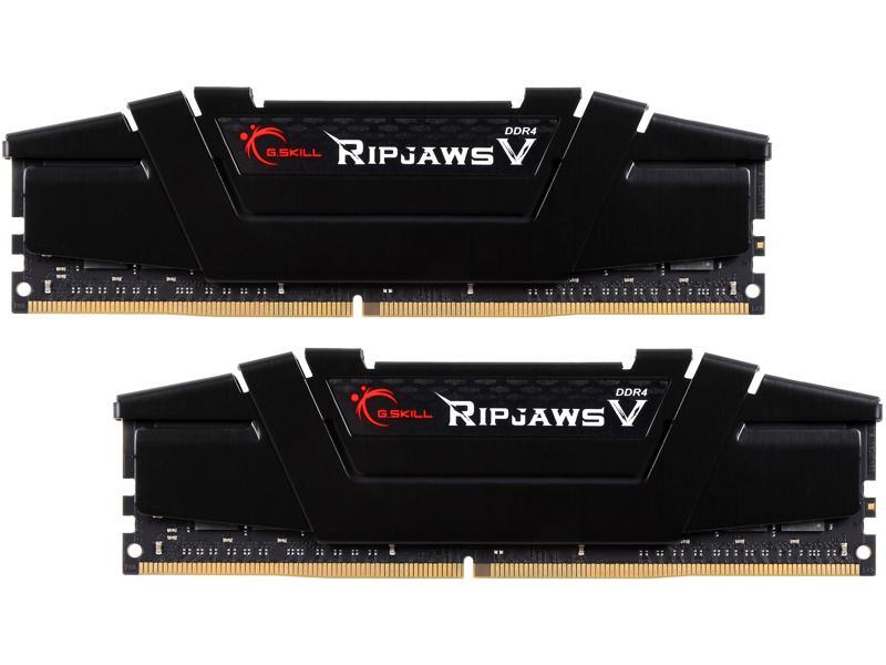 G.SKILL Ripjaws V 32GB (2 x 16GB) DDR4 3200 (PC4 25600) Desktop Memory, Model F4-3200C16D-32GVK