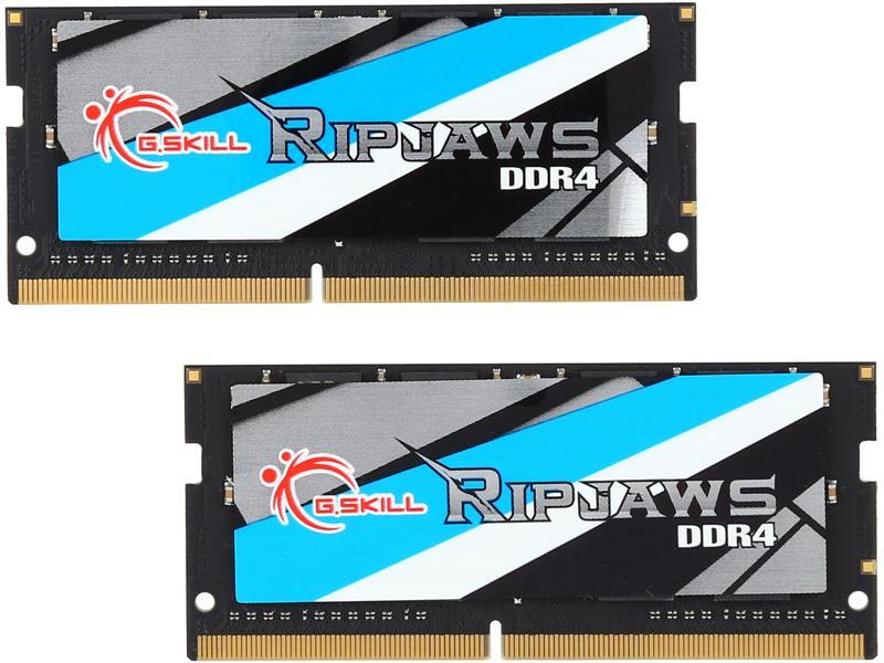 G.SKILL Ripjaws Series 32GB (2 x 16GB) DDR4 2400 (PC4 19200) Laptop Memory, F4-2400C16D-32GRS