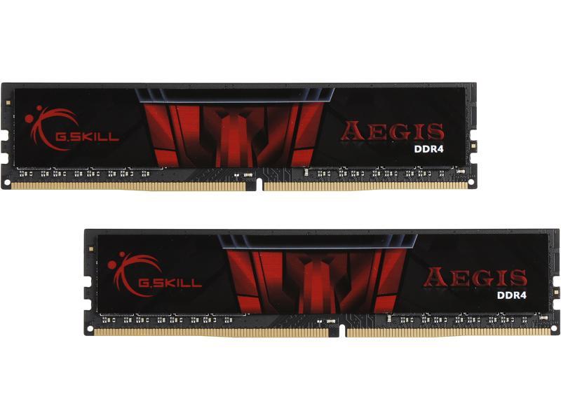 G.SKILL Aegis 16GB (2 x 8GB) DDR4 3000 (PC4 24000) Intel Z170 Platform Desktop Memory, F4-3000C16D-16GISB