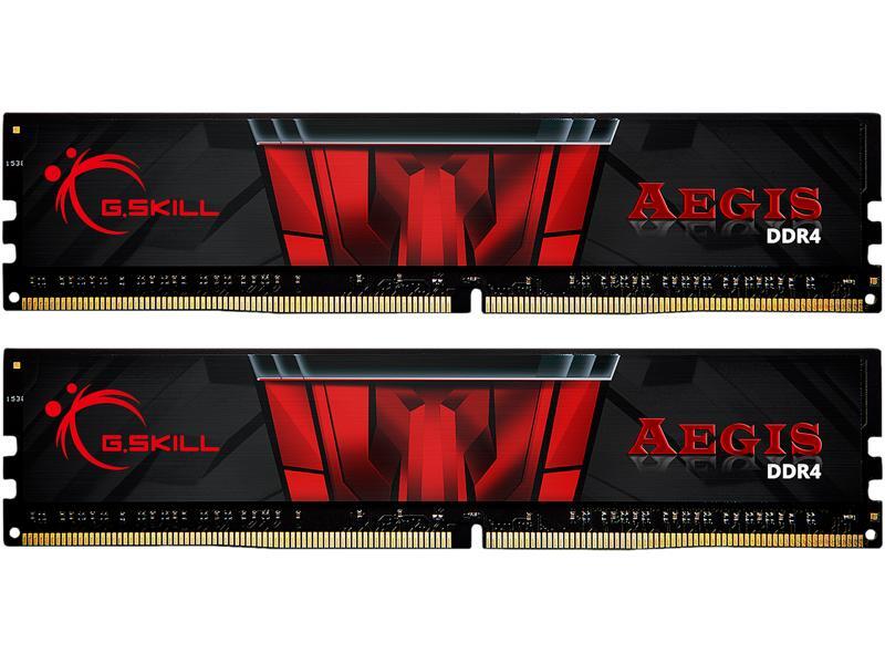 G.SKILL Aegis 16GB (2 x 8GB) DDR4 3200 (PC4 25600) Memory Kit, Model F4-3200C16D-16GIS