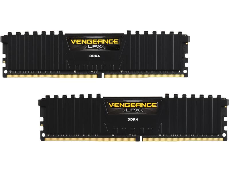 CORSAIR Vengeance LPX 32GB (2 x 16GB) DDR4 3200 (PC4 25600) Desktop Memory, Model CMK32GX4M2B3200C16