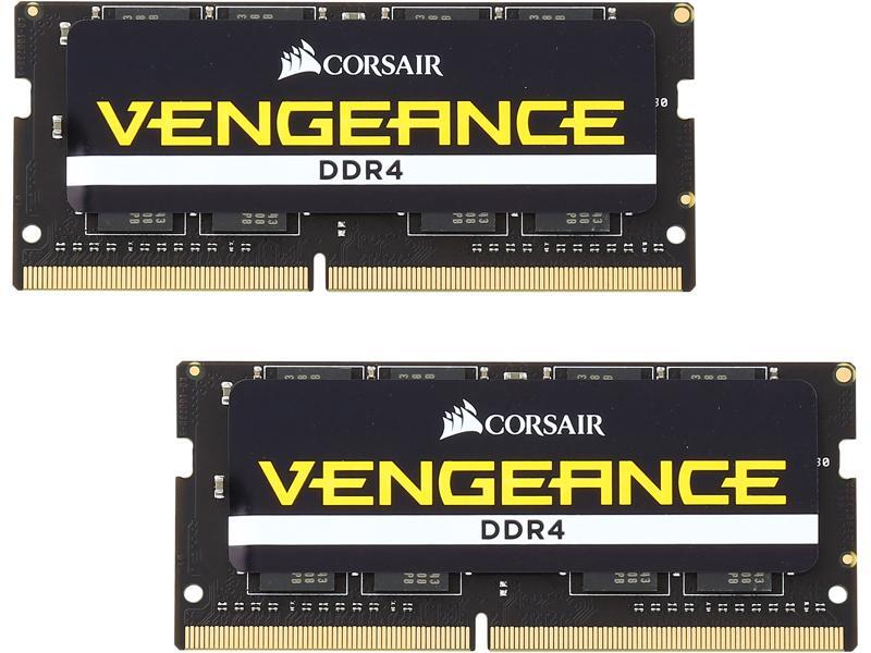 CORSAIR Vengeance 16GB (2 x 8GB) DDR4 2400 (PC4 19200) Notebook Memory, CMSX16GX4M2A2400C16