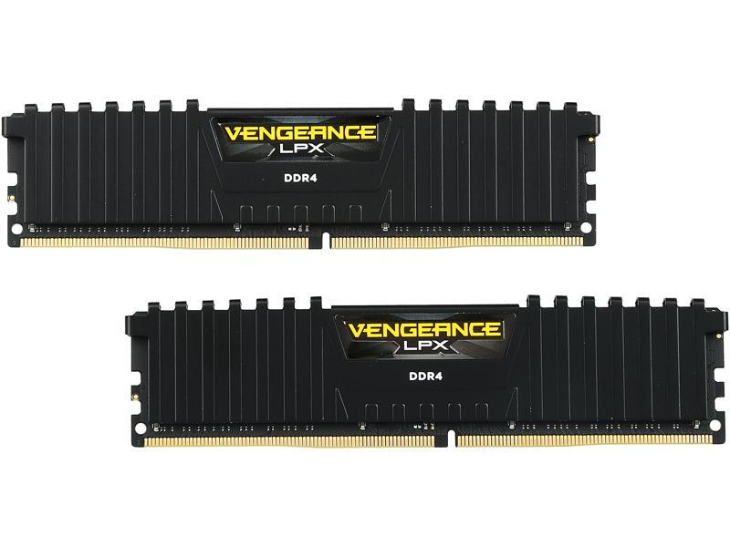 CORSAIR Vengeance LPX 16GB (2 x 8GB) 288-Pin SDRAM DDR4 2400 (PC4 19200) Desktop Memory, CMK16GX4M2A2400C16