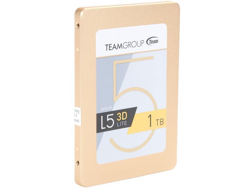 Team Group L5 LITE 3D 2.5" 1TB SATA III 3D NAND Internal Solid State Drive (SSD) T253TD001T3C101