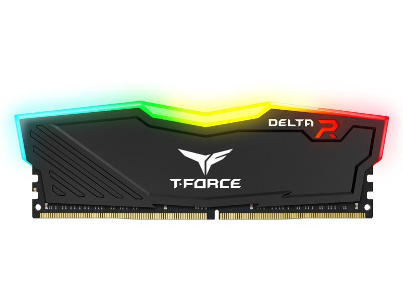 Team T-Force Delta RGB 16GB (2 x 8GB) DDR4 3200 (PC4 25600) Desktop Memory, TF3D416G3200HC16CDC01