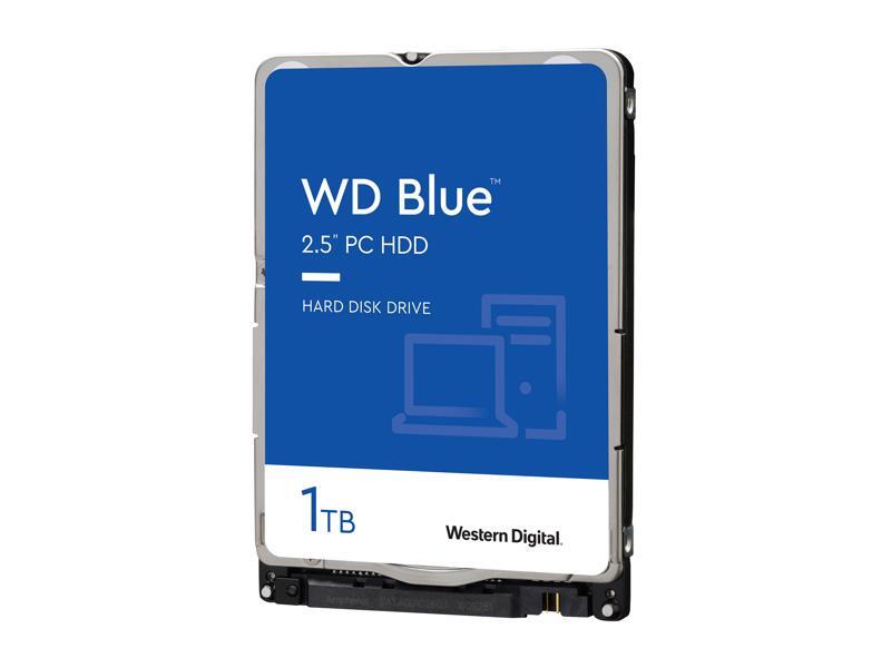 WD Blue 1TB 5400 RPM 128MB Cache SATA 6.0Gb/s 2.5" Mobile Hard Drive