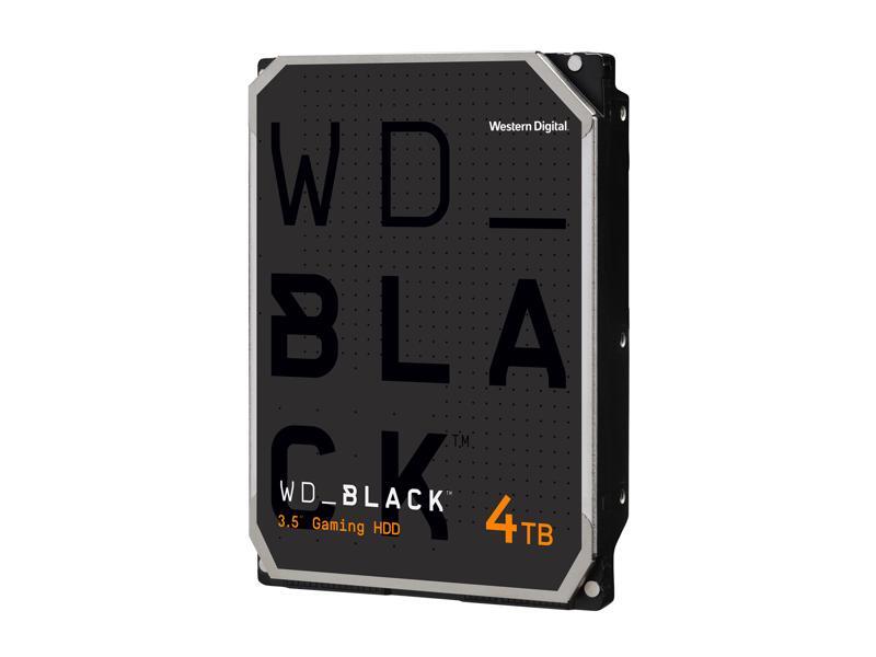 WD Black 4TB Performance Desktop Hard Disk Drive 7200 RPM SATA 6Gb/s 256MB Cache 3.5"