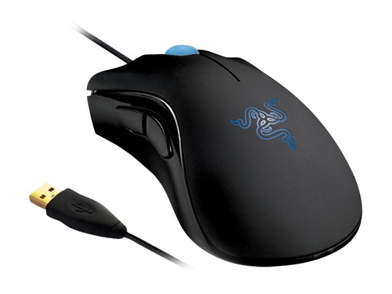 RAZER DeathAdder Black Wired Optical Precision Gaming Mouse, 3.5G Infrared Sensor, Black 