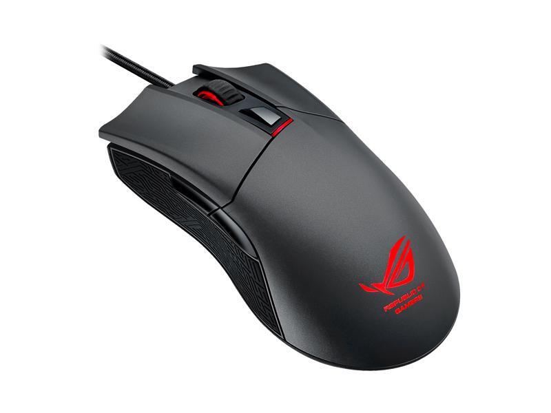 ASUS ROG Gladius Wired Optical Gaming Mouse, 6400 DPI, Steel Grey