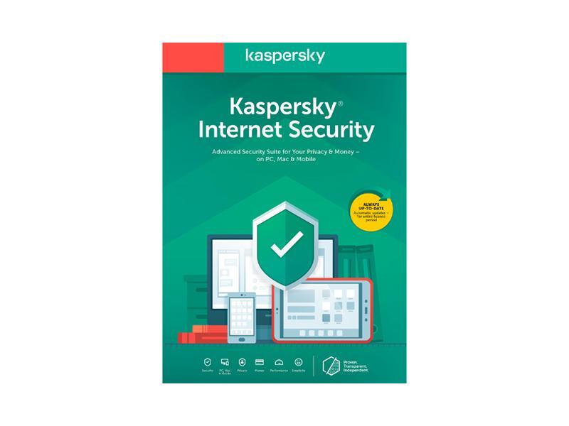 Kaspersky Internet Security 2020 - 3 Devices / 1 Year (Key Card)