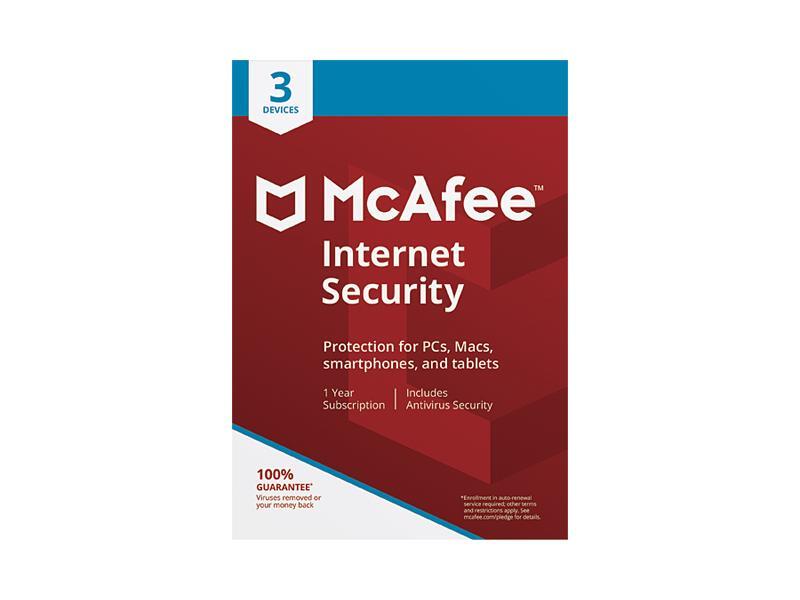McAfee Internet Security - 3 Devices / 1 Year