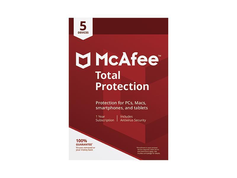 McAfee Total Protection - 5 Devices / 1 Year