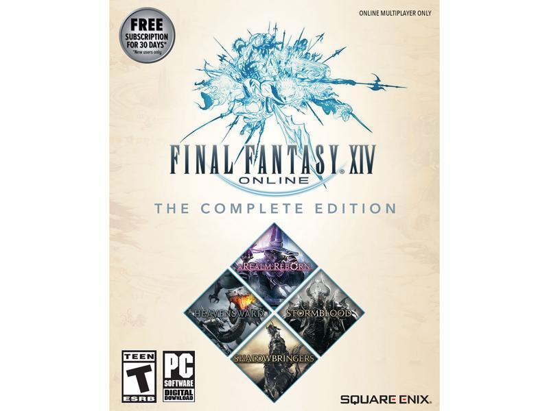 Final Fantasy XIV Complete Edition (2019 w/ Shadowbringers) for PC (Online Game Code)