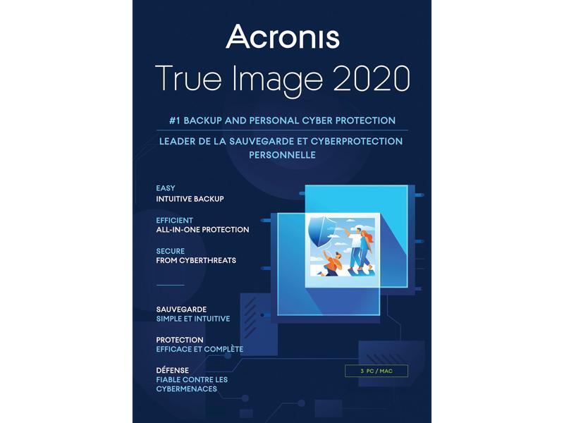 Acronis True Image 2020 - 3 PCs/MAC