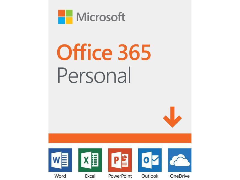 Microsoft Office 365 Personal, 12-Month Subscription, 1 Person, PC/Mac (Download)