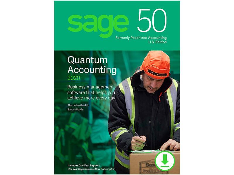 Sage 50 Quantum Accounting 2020 U.S., 1 User (PC Download)