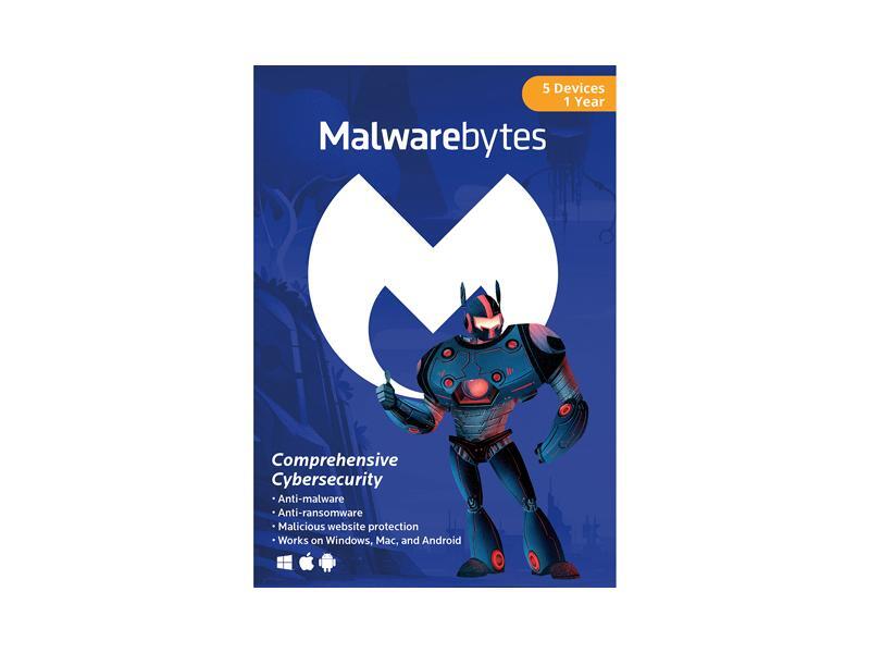 Malwarebytes Anti-Malware Premium 3.0 - 5 Devices / 1 Year (Download)