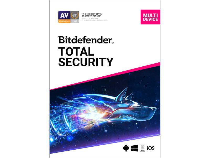 Bitdefender Total Security 2019 - 2 Years / 5 PCs - Download