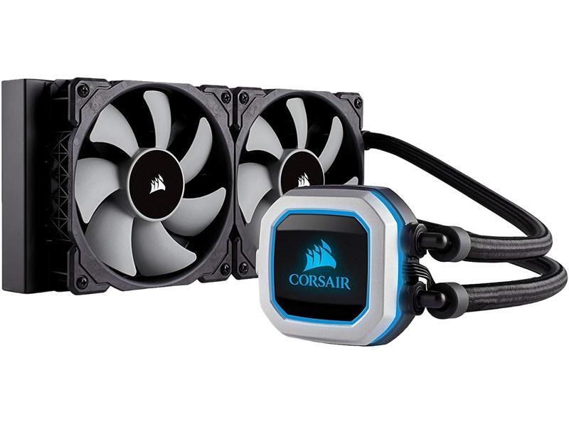 Corsair Hydro H100i PRO Low Noise 240mm RGB Water/Liquid CPU Cooler 240mm
