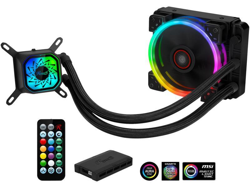 Rosewill RGB AIO CPU Liquid Cooler, 120mm