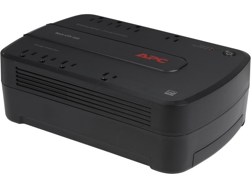 APC BE550G Back-UPS 550 VA 8-outlet Uninterruptible Power Supply (UPS)