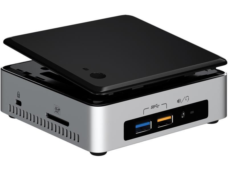 Intel NUC (Next Unit of Computing) Aluminum and Plastic Mini / Booksize Barebone System