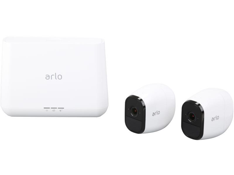 Refurbished: Arlo Pro Wireless Home Security Camera System, Rechargeable, Night vision, Indoor/Outdoor, 2 Camera Kit