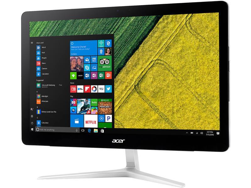 Acer Aspire Intel i5-7400T (2.4 GHz) 23.8" Touchscreen All-in-One Computer, 8GB DDR4, 1TB HDD, Intel HD Graphics 630