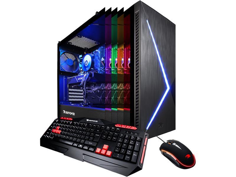 iBUYPOWER Intel i5-9400F (2.9 GHz) Gaming Desktop, 8GB DDR4, 480GB SSD, GTX 1660 Ti 6GB