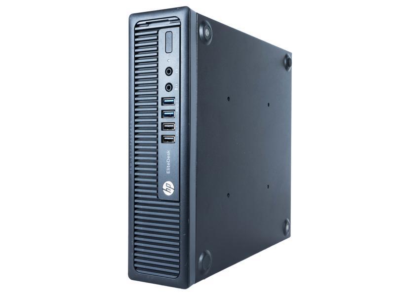 Refurbished: HP ProDesk 800 G1 USFF, Intel Core i5 4590S (3.0 GHz), 8GB DDR3, 240GB SSD, WiFi, Win 10 Pro