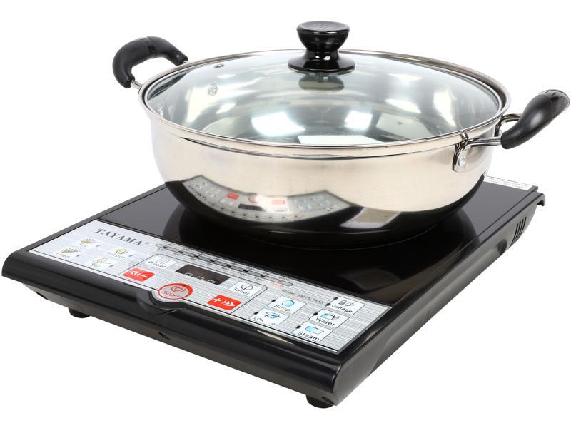Tayama 1500 Watts Digital Induction Cooktop w/ Pot and Lid