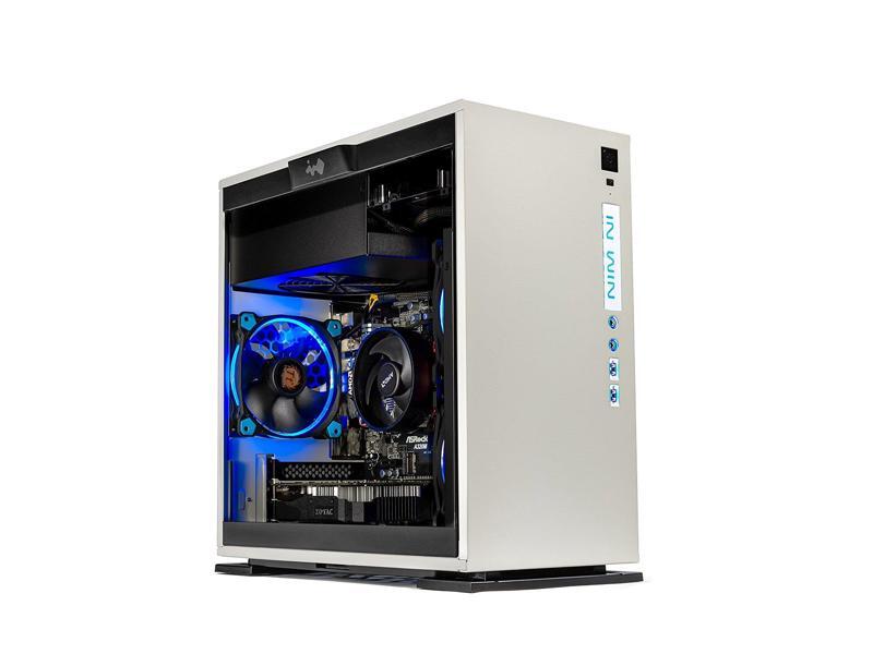 SkyTech Omega AMD Ryzen 5 1400 (3.2 GHz) Mini Gaming Desktop PC, GTX 1050 Ti, 500GB SSD, 16GB DDR4