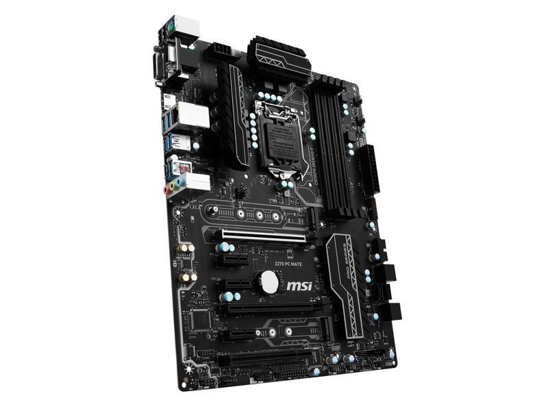 Refurbished: MSI Z270 PC MATE Intel Z270 Socket 1151 ATX Motherboard w/ HDMI DVI Video RAID