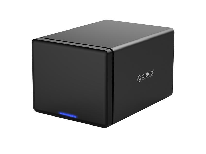 ORICO 5-Bay 3.5" USB 3.0 to SATA III External Hard Drive Dock Enclosure for 3.5" HDD, SSD, Black (Supports 50TB Max)