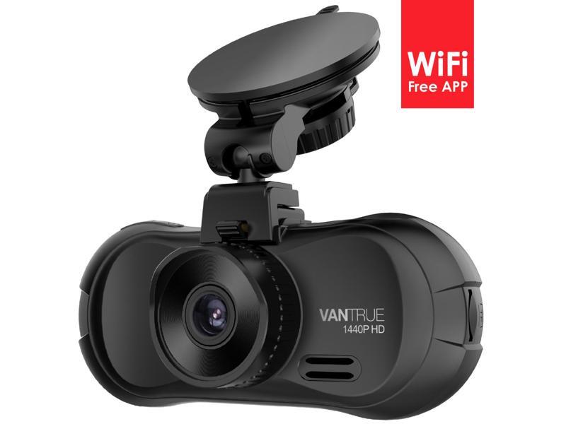 Vantrue X3 Super HD 2.5K WiFi Dash Cam w/ Ambarella A12 Chipset, 4-Lane Wide-Angle View Lens