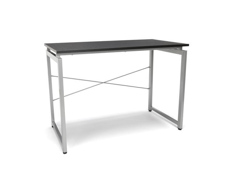 OFM Essentials Collection Floating Top Office Desk, Espresso
