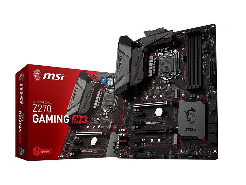 Refurbished: MSI Z270 GAMING M3 LGA 1151 Intel Z270 HDMI SATA 6Gb/s USB 3.1 ATX Motherboard