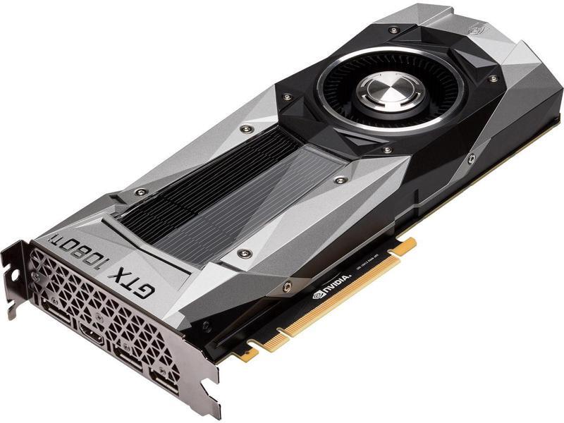 NVIDIA GeForce GTX 1080 Ti Founders Edition DirectX 12 11GB 352-Bit GDDR5X PCI Express 3.0 x16 Video Card