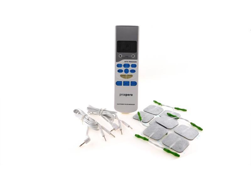 Prospera FDA Approved Electronic Pulse Massager w/ 8 Refill Pads